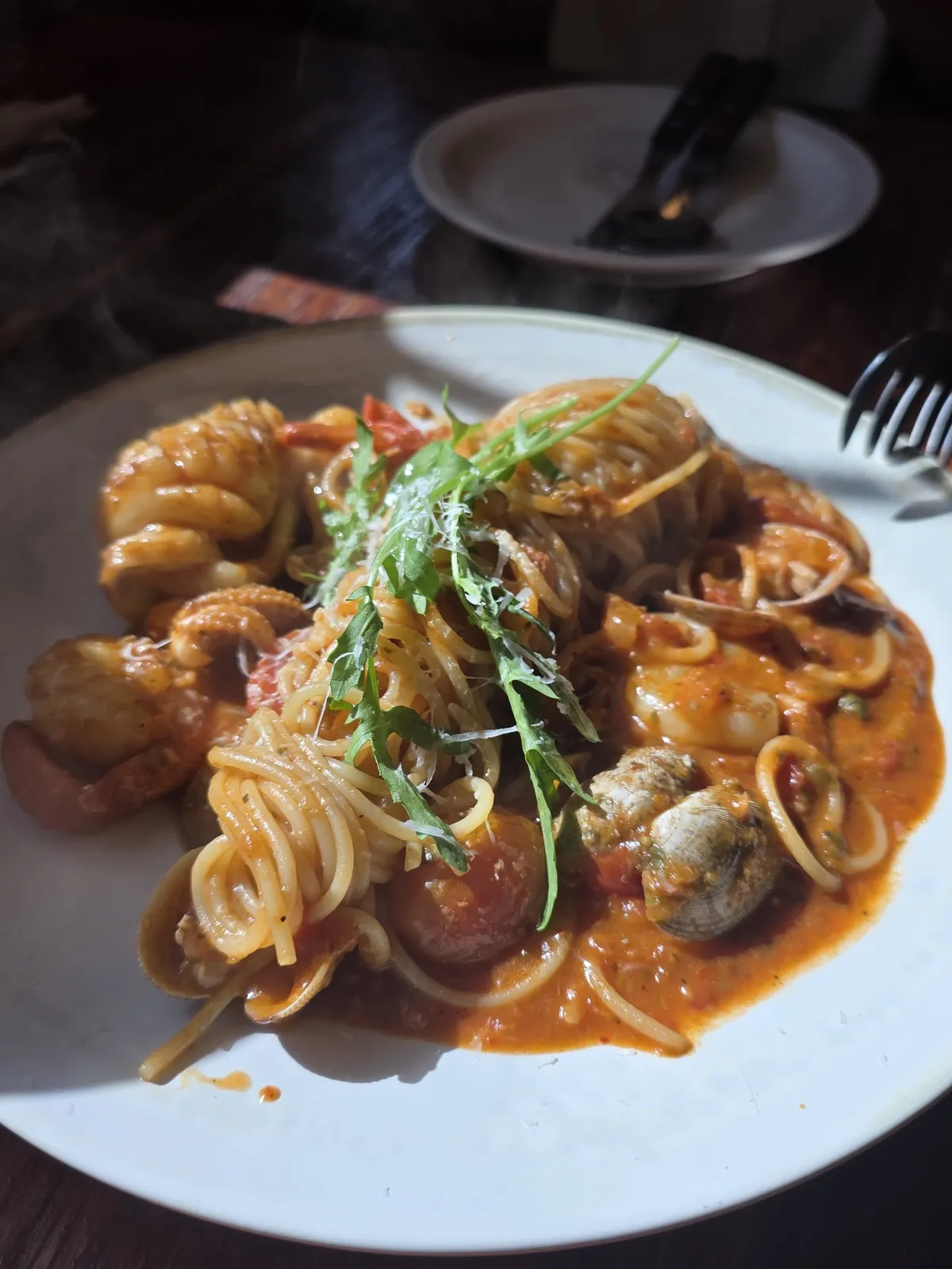 갑오징어 토마토 파스타